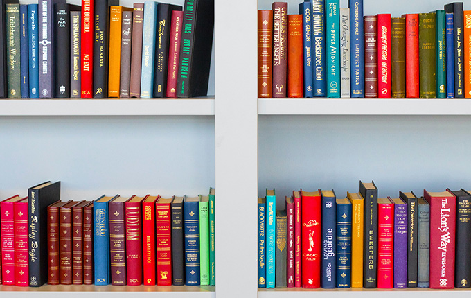 Books on a Bookshelf