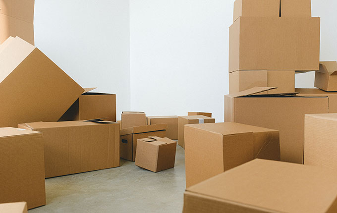 Cardboard Box Pile