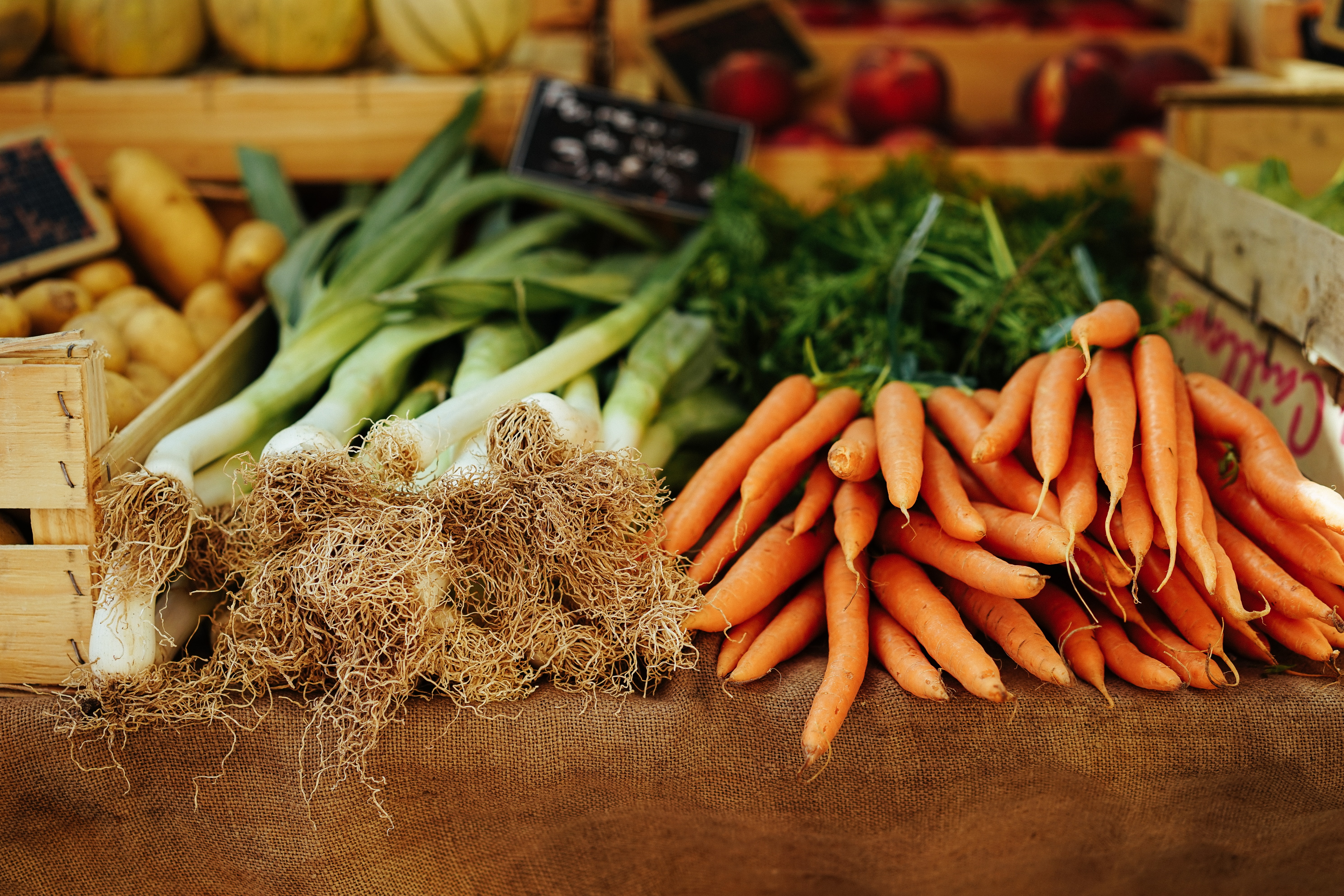 Karotten und Gemüse