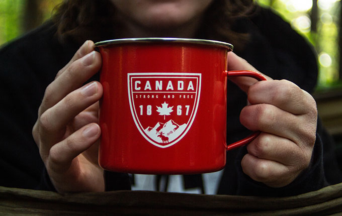 Canada Camping Mug