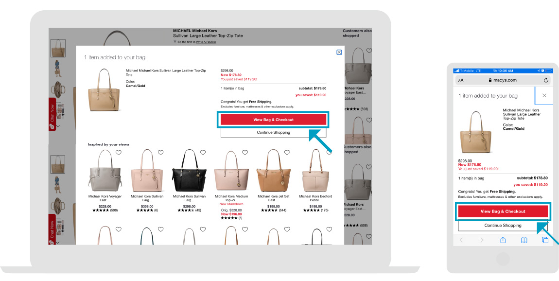 Macys Webpage - Step 2