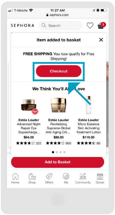 Sephora - Stores Page - Step 2 - Mobile