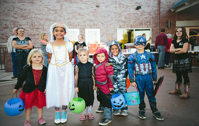Kids trick or treating costumes