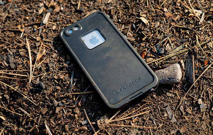 Phone in the Dirt