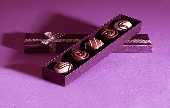Image d’une boîte de chocolats