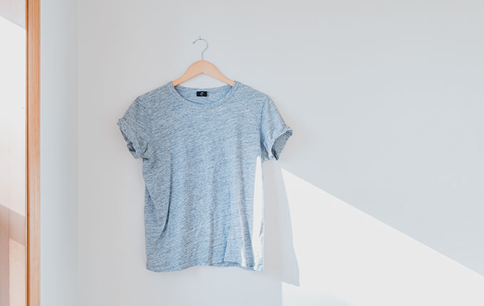 Image of hanging shirt