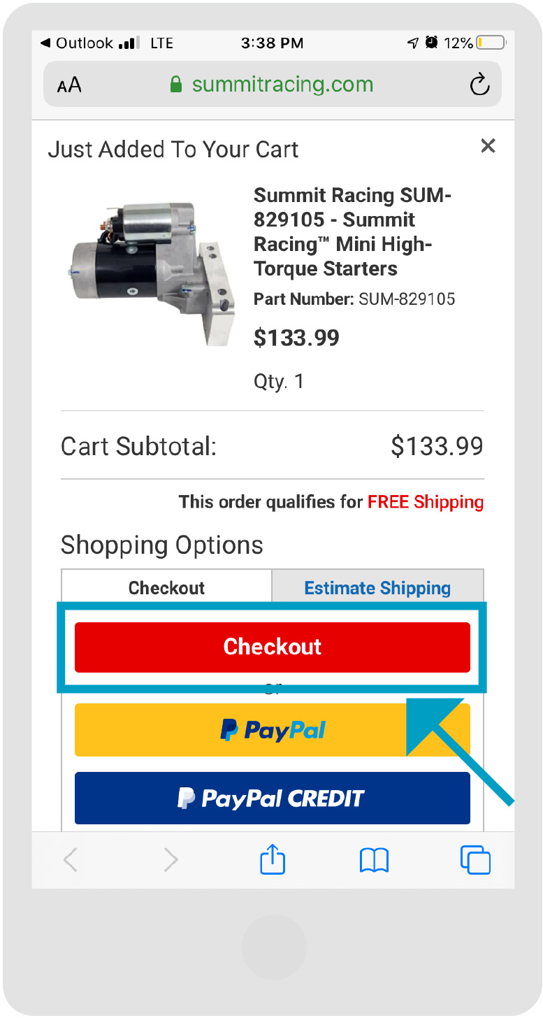 Summit Racing - Stores Page - Step 2 - Mobile