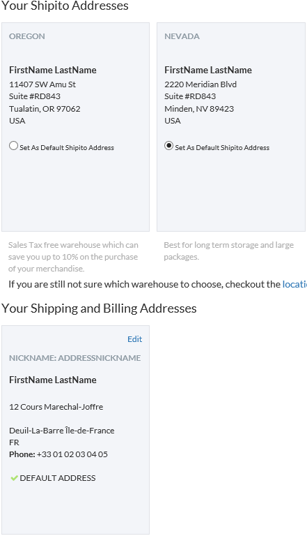 USA virtual address