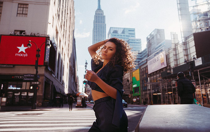 Image of woman at Macy's store