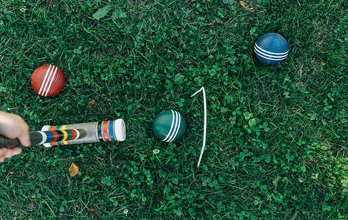 Playing Croquet