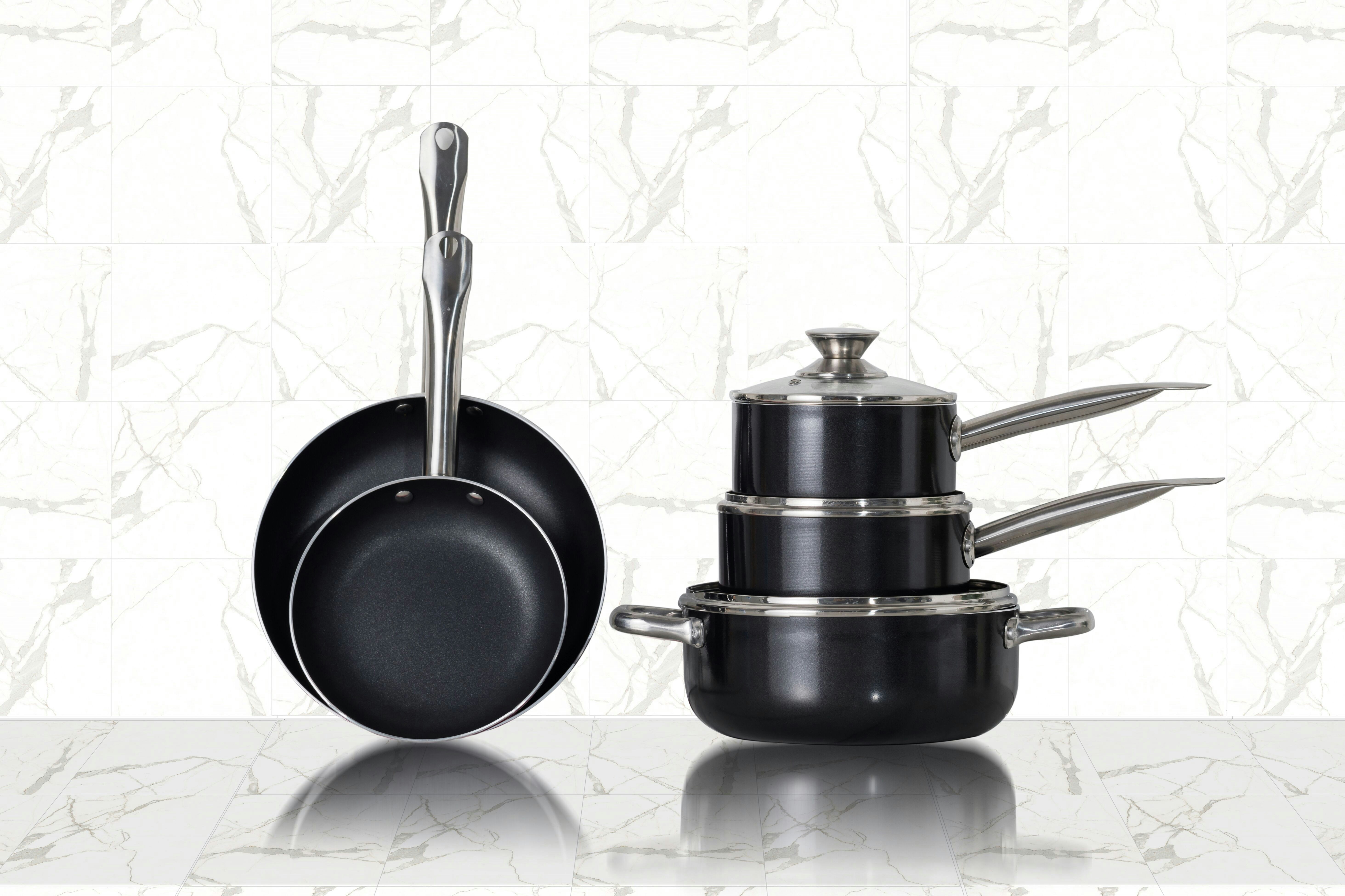 black cookware set